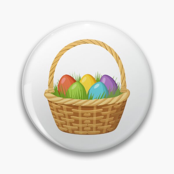 Item preview, Easter Basket Eggs | Colorful Egg Hunt Spring Basket designed and sold by Hydravisions.