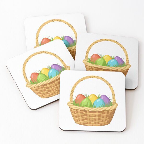 Item preview, Easter Basket Eggs | Colorful Egg Hunt Spring Basket designed and sold by Hydravisions.