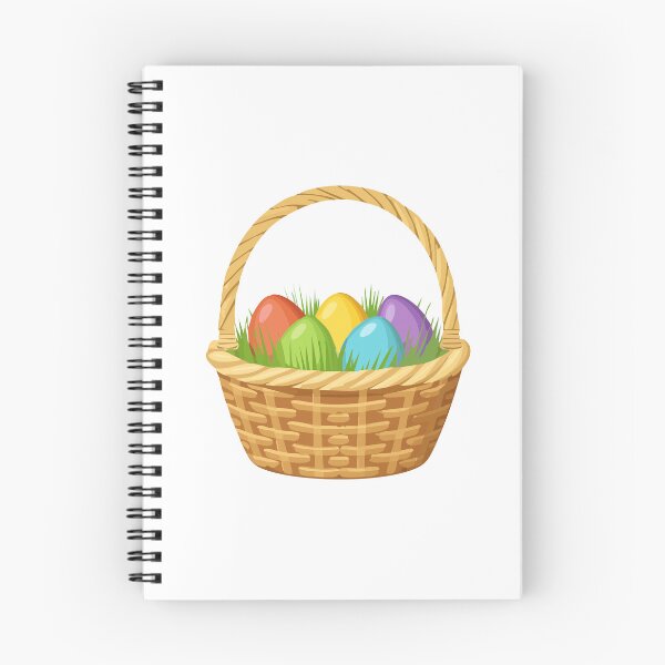 Item preview, Easter Basket Eggs | Colorful Egg Hunt Spring Basket designed and sold by Hydravisions.
