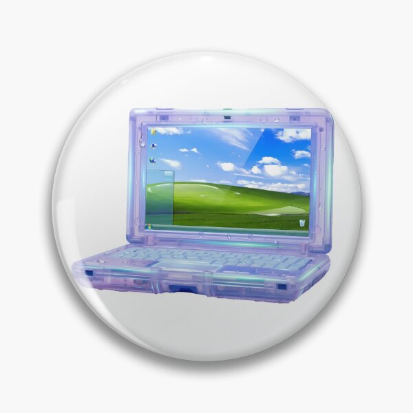 Item preview, Clear Plastic Retro Laptop 2000s Aesthetic designed and sold by NostalgiaOS.