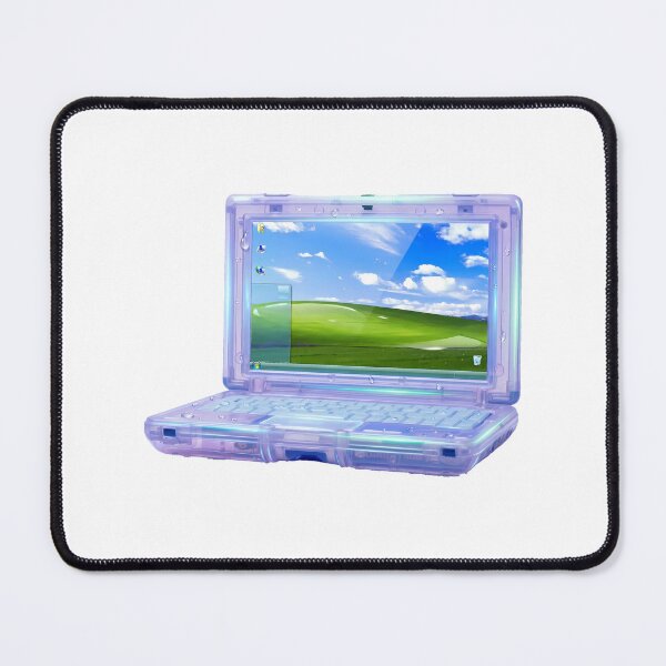 Item preview, Clear Plastic Retro Laptop 2000s Aesthetic designed and sold by NostalgiaOS.