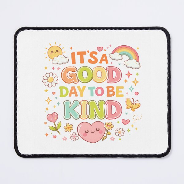 Item preview, It’s a Good Day to Be Kind Cheerful Floral Quote designed and sold by HumansStuck12.