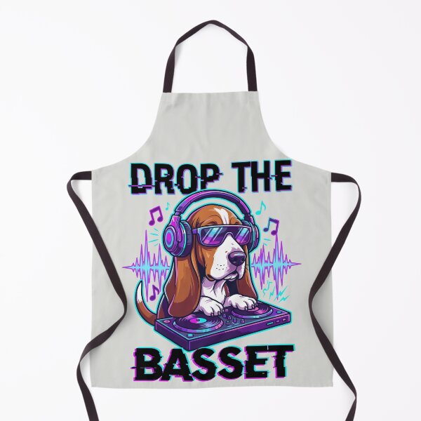 Item preview, Drop The Basset - DJ Dog Pun designed and sold by DigitalGlade.