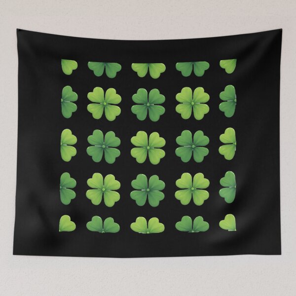 Item preview, Seamless Green Clover Pattern designed and sold by PMTaurus.