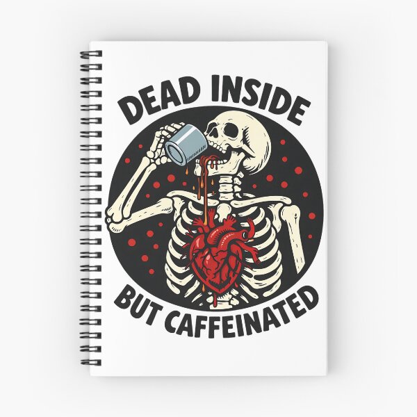 Item preview, Dead Inside But Caffeinated designed and sold by sollunadesignns.