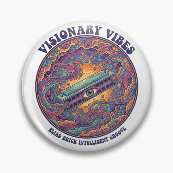 Item preview, Visionary Vibes Psychedelic Harmonica by Elias Brick Intelligent Groove designed and sold by ELIAS BRICK INTELLIGENT GROOVE.