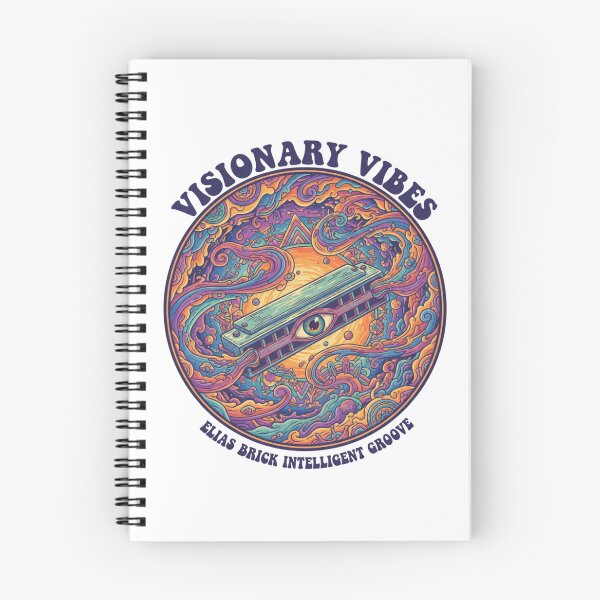 Item preview, Visionary Vibes Psychedelic Harmonica by Elias Brick Intelligent Groove designed and sold by ELIAS BRICK INTELLIGENT GROOVE.