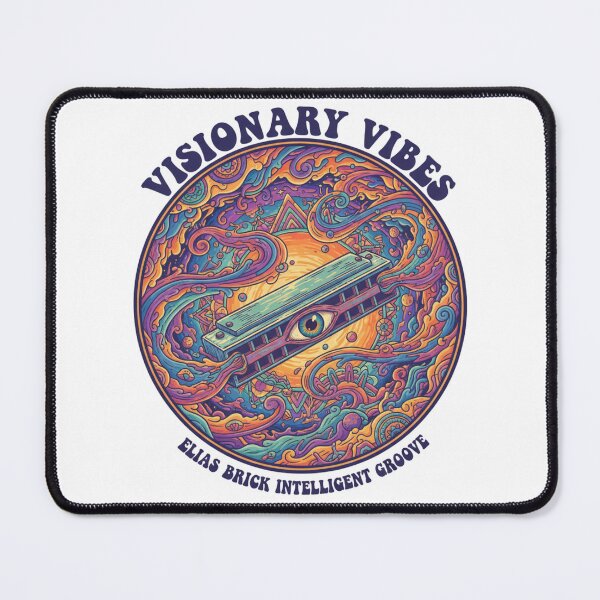 Item preview, Visionary Vibes Psychedelic Harmonica by Elias Brick Intelligent Groove designed and sold by ELIAS BRICK INTELLIGENT GROOVE.