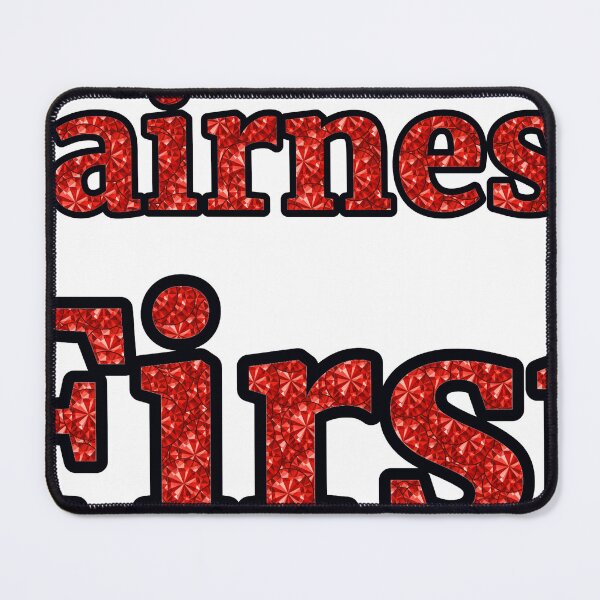 Item preview, Fairness First Feminism Phrase With Red Rhinestone designed and sold by TheIconSmith.