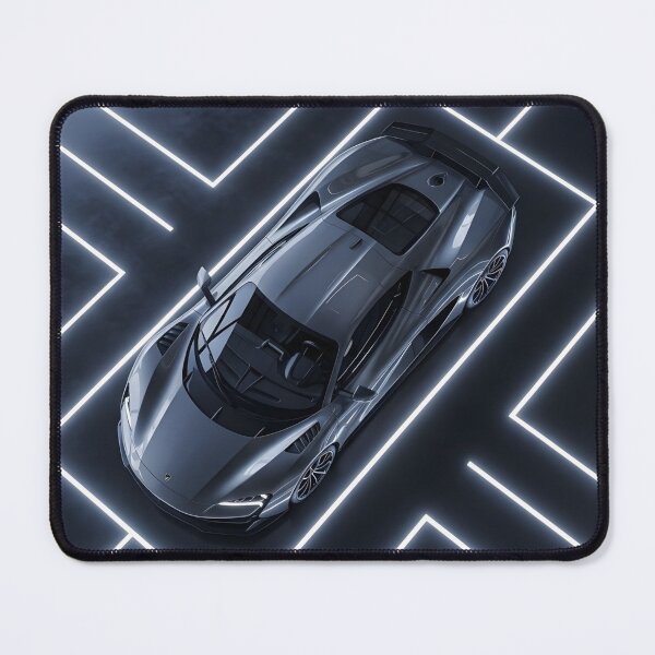 Item preview, Futuristic Hypercar Top View – Neon Car Poster designed and sold by Motorline44.