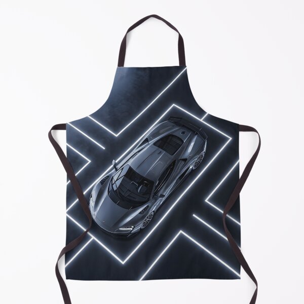 Item preview, Futuristic Hypercar Top View – Neon Car Poster designed and sold by Motorline44.