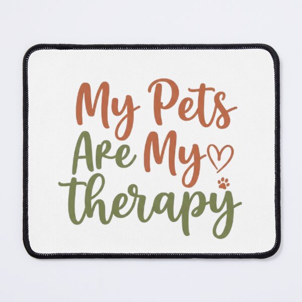Item preview, My Pets Are My Therapy Shirt designed and sold by Mafmoh.