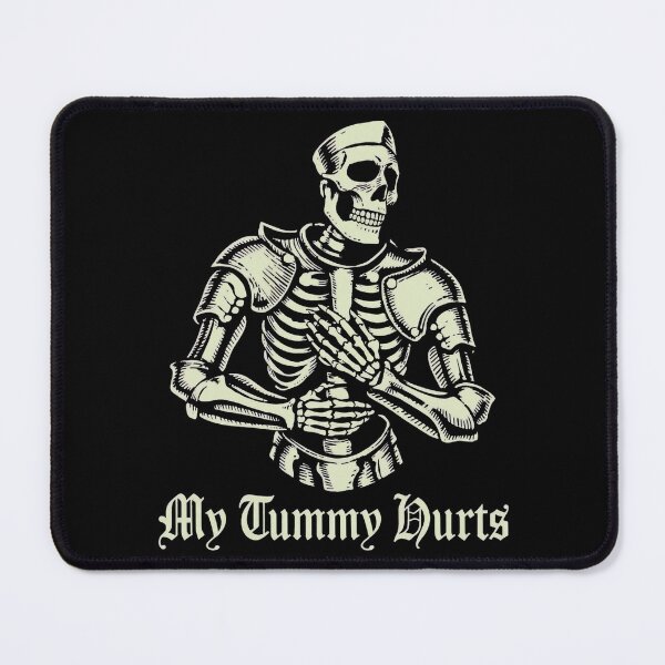 Item preview, Skeleton Clutching Stomach Hurt designed and sold by SignumShop.