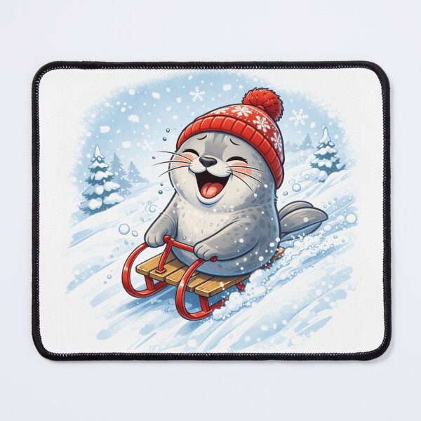 Item preview, A Playing Sleighing Seal designed and sold by 108Seals.