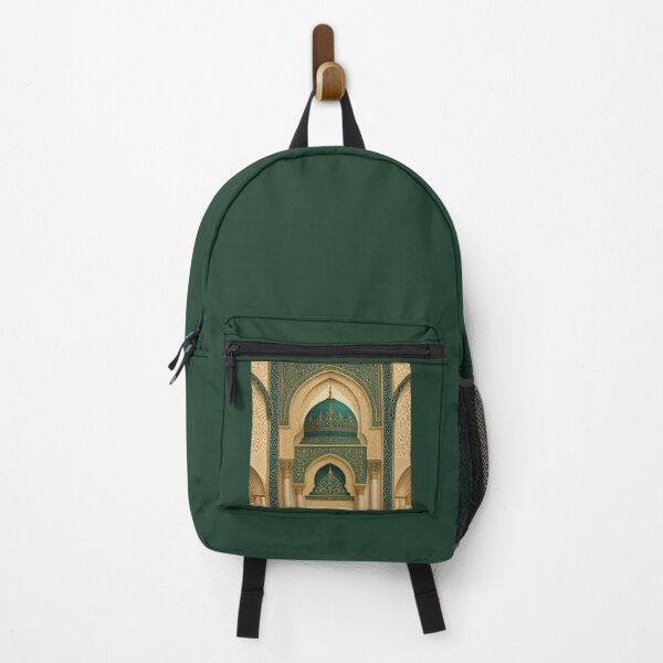 Item preview, Emerald & Gold Islamic Architecture: Elegant Moroccan Dome Illustration (V.1) designed and sold by D-Islamic.