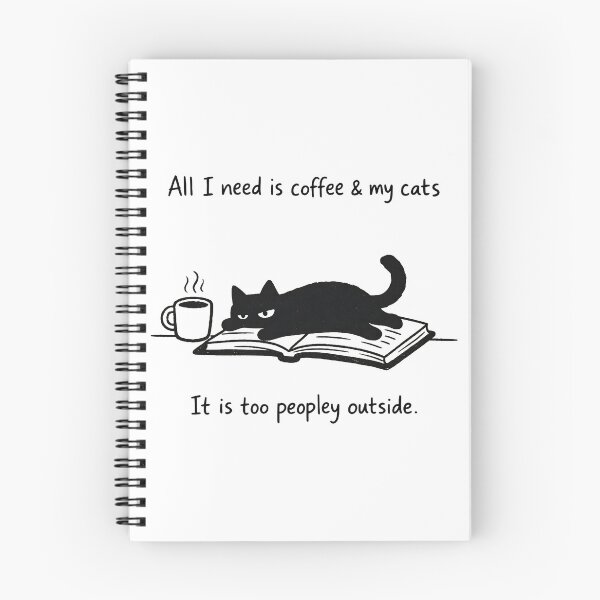 Item preview, All I need is coffee & my cats designed and sold by sollunadesignns.