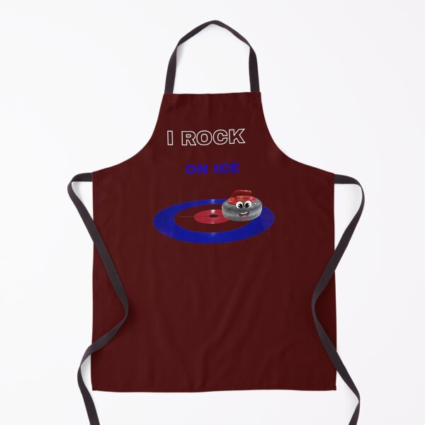 Item preview, Curding Sport I Rock On Ice Winter Game Funny Gifts Shirt designed and sold by MalwasBasket.