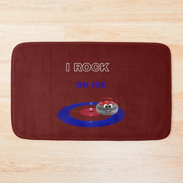 Item preview, Curding Sport I Rock On Ice Winter Game Funny Gifts Shirt designed and sold by MalwasBasket.
