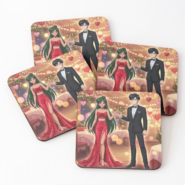 Item preview, Setsuna and Mamoru and a Dream Valentine Date designed and sold by Solace Sparkles.