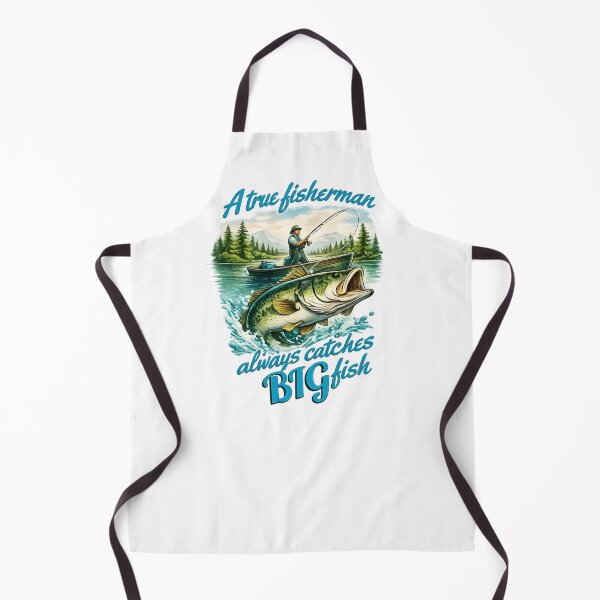 Item preview, A True Fisherman Always Catches Big Fish – Powerful Fishing Design designed and sold by SVALANART.