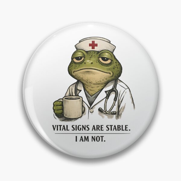 Item preview, VITAL SIGNS ARE STABLE. I AM NOT. designed and sold by sollunadesignns.