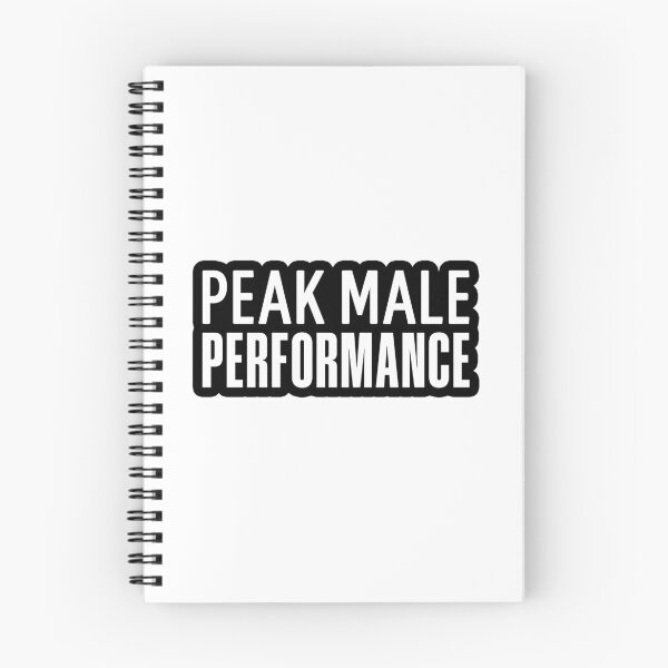 Item preview, Peak Male Performance, Outline Funny Quotes designed and sold by Memes N Lore .