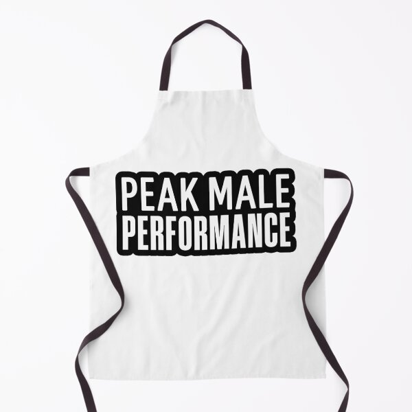 Item preview, Peak Male Performance, Outline Funny Quotes designed and sold by Memes N Lore .