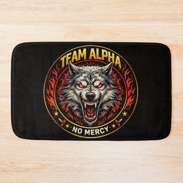 Item preview, Team Alpha Wolf No Mercy Flame Portrait designed and sold by OxiSkor.