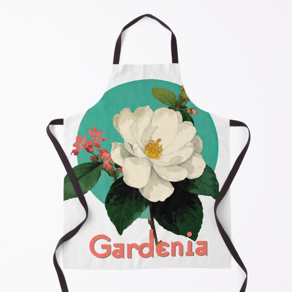 Item preview, Gardenia Bloom Botanical Retro Art designed and sold by ForeverPrintsOK.