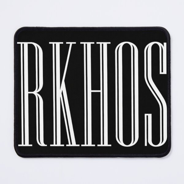 Item preview, RKHOS Minimalist Typography Design | Bold Black & White Lettering designed and sold by Robinthread.