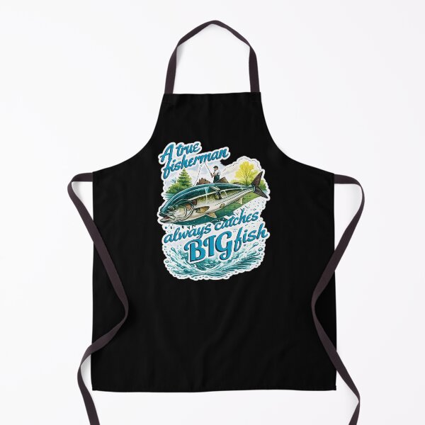 Item preview, A True Fisherman Always Catches Big Fish – Fishing Sticker Design designed and sold by SVALANART.