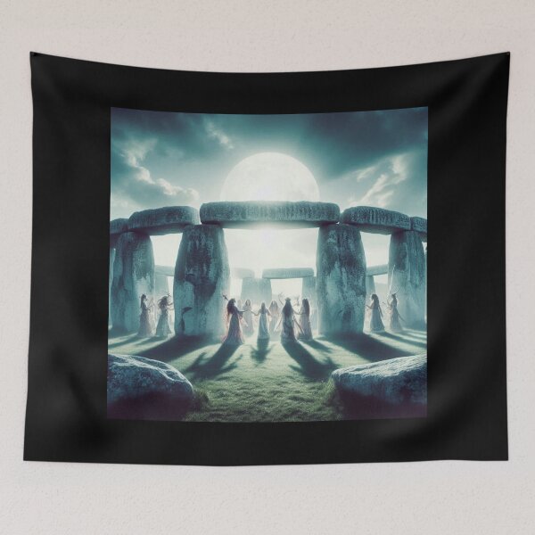Item preview, Stonehenge - Moonlit Stone Circle Ritual designed and sold by Sybille-Yates.