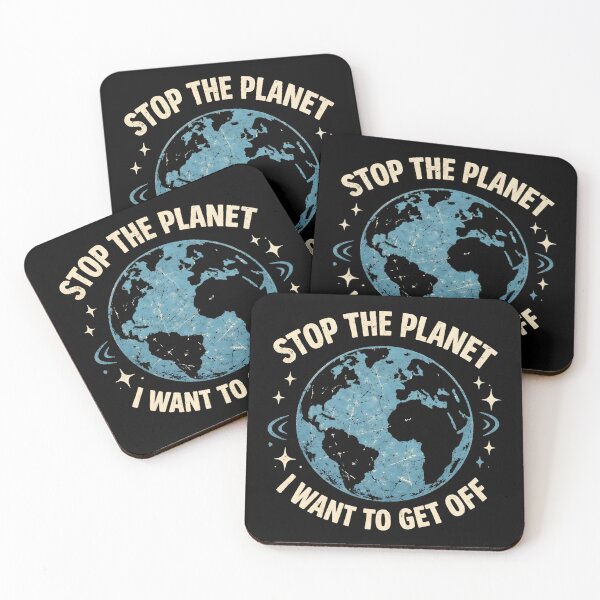 Item preview, STOP THE PLANET I WANT TO GET OFF designed and sold by sollunadesignns.