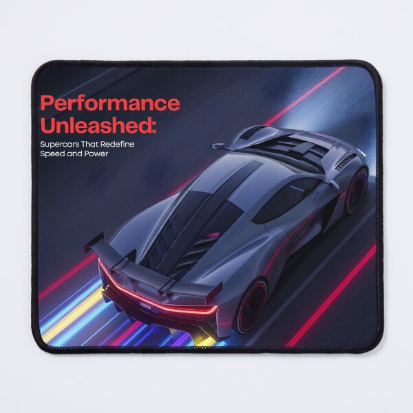 Item preview, Futuristic Supercar – Neon Speed Poster designed and sold by Motorline44.