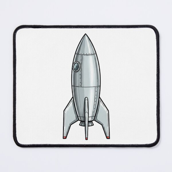 Item preview, Retro Rocket Ship Vintage Space Exploration Art designed and sold by octozap.