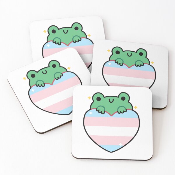 Item preview, transgender kawaii frog designed and sold by phoebescribble.