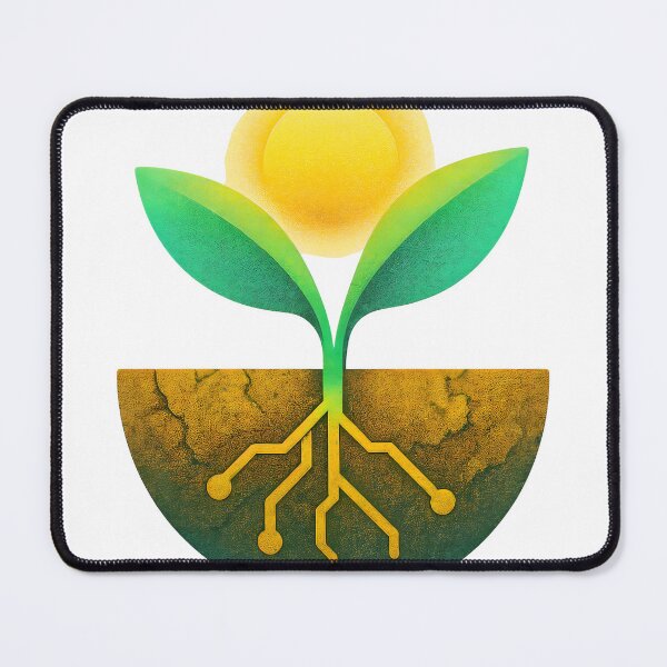 Item preview, Innovative technology sprouting growth and sustainability designed and sold by Creative88Art.