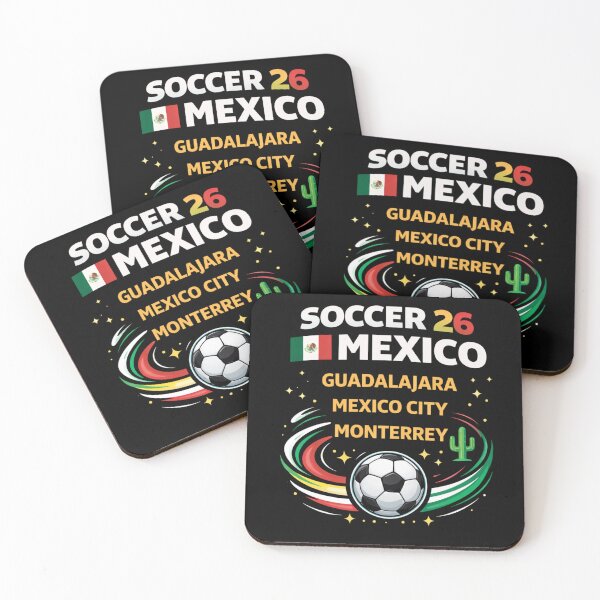 Item preview, Soccer 26 Mexico Host Cities – Guadalajara Mexico City Monterrey Fan Shirt designed and sold by MK-Charlie.