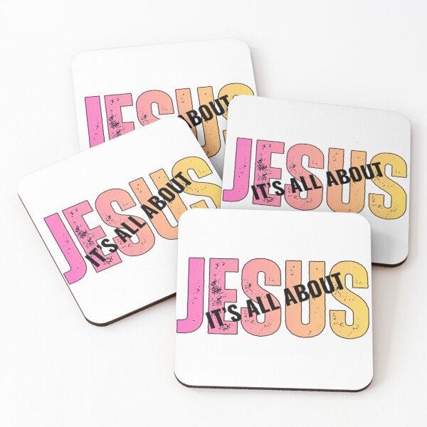 Item preview, Beautiful It's All About Jesus faith encouraging designed and sold by Embers & Incense Co..