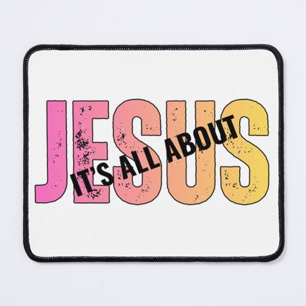 Item preview, Beautiful It's All About Jesus faith encouraging designed and sold by Embers & Incense Co..