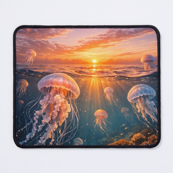 Item preview, Jellyfish at Sunset designed and sold by JuViRo.
