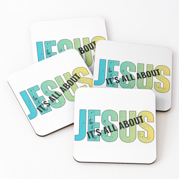 Item preview, Beautiful It's All About Jesus faith encouraging designed and sold by Embers & Incense Co..