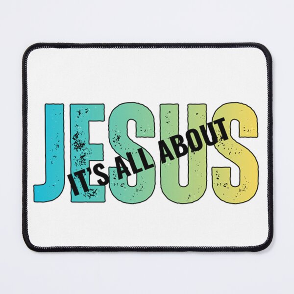 Item preview, Beautiful It's All About Jesus faith encouraging designed and sold by Embers & Incense Co..