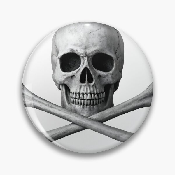 Item preview, Skull and crossbones symbol for danger warning or pirate sign designed and sold by Creative88Art.