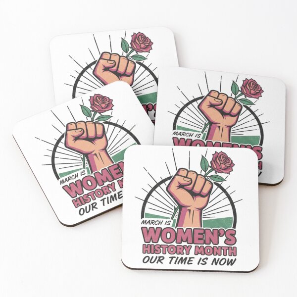 Item preview, Women's History Month March Retro Rose Empowerment designed and sold by Wear Sculpt.