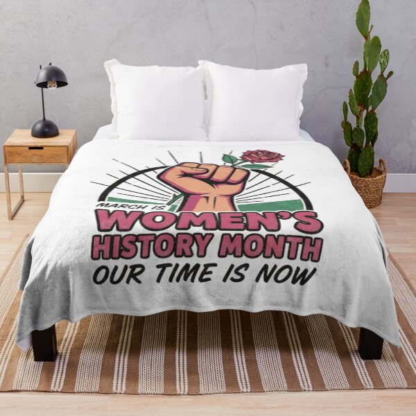 Item preview, Women's History Month March Retro Rose Empowerment designed and sold by Wear Sculpt.