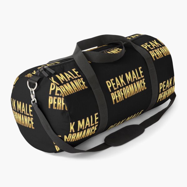 Item preview, Peak Male Performance, Golden Funny Quotes designed and sold by Memes N Lore .