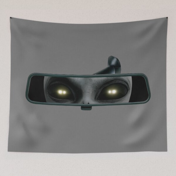 Item preview, Grey Alien Encounter – UFO Sci-Fi Horror Area 51 X-Files Art designed and sold by WilderRoads.