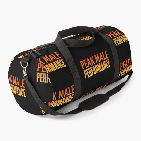 Item preview, Peak Male Performance, Orange Funny Quotes designed and sold by Memes N Lore .