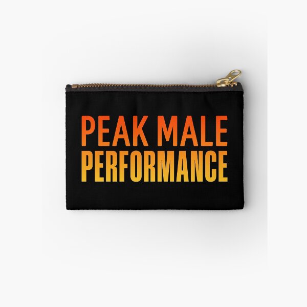 Item preview, Peak Male Performance, Orange Funny Quotes designed and sold by Memes N Lore .